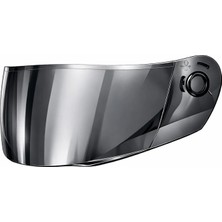 Gp Kompozit Gp Nero MKS003 Uyumlu Motosiklet Kask Vizör Aynalı Gri