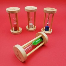 Renklime Ahşap 1 Dakikalık Kum Saati