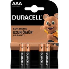 MK Beykoz Duracell LR03/MN2400 Alkalin Aaa Ince Kalem Pil 4&amp;#39;lü Paket