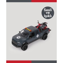 Let's Be Child Sesli ve Işıklı Motosiklet Taşıyıcı Pikap