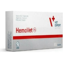 Vet Expert Vetexpert Hemovet 60 Tablet - Kedi ve Köpekler Için Hem (Heme) Demir Içerikli Profesyonel Anemi Desteği