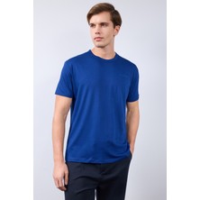 Nakışlı Regular Fit Rahat Yaka Soft Touch Modal Penye T-Shirt