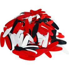 Music Station Multi Renkler Karışık Bağlama Mızrabı 100 Adet Farklı Renklerde Aksesuar