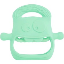 Renklime Açık Yeşil Bebek Silikon Diş Kaşıyıcı