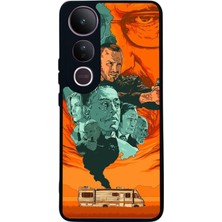 Scaleta Case Vivo V50 Lite Uyumlu Breaking Bad Tasarımlı Glossy Mat Siyah Silikon Telefon Kılıfı