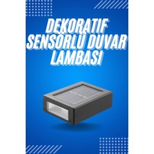 Renklime Solar Güneş Enerjili Çift Taraflı Duvar Lambası Çift Taraflı Duvar Lamba Güneş Enerjili