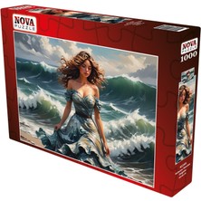 Nova Puzzle 1000 Parça Ruhumu Yansıtan Dalgalar Puzzle - Dalgalar ve Kadın