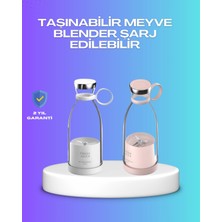 Renklime Çevre Dostu Cam Gövdeli Kablosuz Smoothie Blender