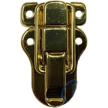 Renklime Eco Lounge Sandık, Kutu Klipsi, Ön Kilidi - 48X30MM, Altın, 100 Adet