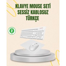 Renklime Kablosuz Klavye ve Mouse Seti - Ergonomik Tasarım, Sessiz Kullanım, Geniş Uyumluluk