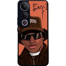 Scaleta Case Vivo V50 Lite Uyumlu Gta Tasarımlı Glossy Mat Siyah Silikon Telefon Kılıfı