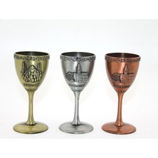 Renklime Metal Istanbul Yöresel Kadeh Bardak