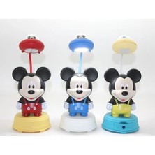Renklime Mickey Mouse Masa Üstü Lamba USB Şarjlı Model 2