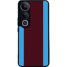 Scaleta Case Vivo V50 Lite Uyumlu Taraftar Tasarımlı Glossy Mat Siyah Silikon Telefon Kılıfı