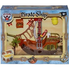 Renklime Korsan Oyun Seti Beyaz Yelkenli Oyuncak