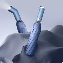 Renklime Mavi El Fenerli Şemsiye