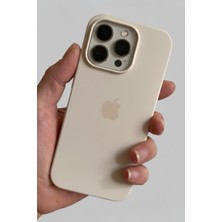 Pronorth Iphone 16 Pro Max Uyumlu Kılıf Logolu Lansman Soft Yumuşak Içi Kadife Silikon Kapak