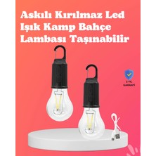 Renklime C Tipi Şarjlı Asılabilir Kamp Feneri
