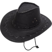 Renklime Çocuk Kovboy Şapkası Nubuk Süet