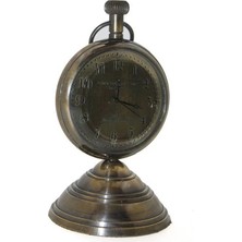 Renklime Masa Üstü Pirinç Saat Model 3