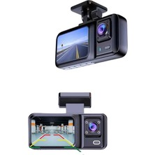 Renklime Dvr Araç Içi Kamera Ön ve Iç Kamera 2 Inç Ekranlı Çift Kamera