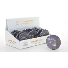 Renklime Taşlı Istanbul Tasarımı El Aynası Ince Model 22