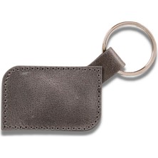 Renklime Deri Anahtarlık TN18 Gri