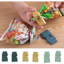 Renklime 6lı Hava Sızdırmaz Poşet Torba Ambalaj  ve Paket Kıstırmalı Kapatma Klipsi