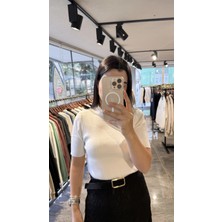Tuğçe Fashion Mossimo Ekru Triko Bluz