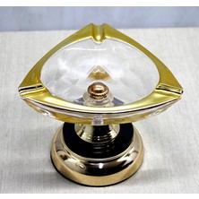 Renklime Metal Ayaklı Cam Küllük Model 2