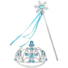 Renklime Karlar Ülkesi Taç ve Asa Seti