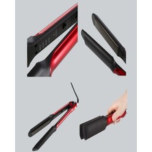 Renklime Elektriklenmeyi Azaltan Iyonlu Saç Düzleştirici – Titanyum Plaka ve Şık Tasarım