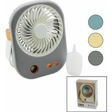 Renklime Su Spreyli Masaüstü USB Mini Fan
