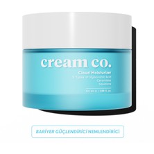 Cream Co. Su Bazlı Bariyer Onarıcı Cloud Moisturizer Yatıştırıcı Nemlendirici Yüz Kremi 50 ML Tüm Cilt Tipleri