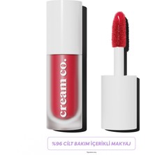 Cream Co. Allık Ruj Göz Farı Glow Tint Deep Red | Nemlendirici Makyaj | 501 Kırmızı | Hyaluronik Asit Peptit