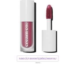 Cream Co. Allık Ruj Göz Farı Glow Tint Rich Berry | Nemlendirici Makyaj | 502 Bordo | Hyaluronik Asit Peptit