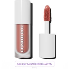 Cream Co. Allık Ruj Göz Farı Glow Tint Soft Mocha | Nemlendirici Makyaj | 504 Nude | Hyaluronik Asit Peptit