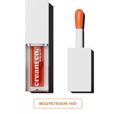 Cream Co. Dudak Parlatıcısı Nemlendirici Besleyici Lip Oil Gloss | Dudak Yağı | Çarkıfelek Aromalı | E Vitamini