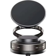 Datatek 360 Dönebilen Araç Içi Telefon Tutucu Vakumlu Magsafe Destekli Masa Üstü Duvar Halka Telefon Tutucu