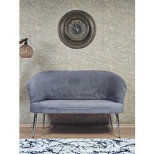 Sevinç Mobilya Ikili Teddy Krom Kaplama Sivriltme Ayak Çay Seti Koltuk Ikili Berjer , Balkon, Salon, Ofis