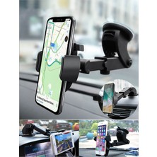 Thentech Kokpit Üzerine ve Cama Sabitlenen Vantuzlu Tutucu