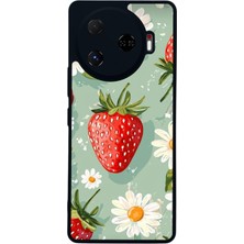 Scaleta Case Camon 30 Pro Uyumlu Meyve Tasarımlı Glossy Mat Siyah Silikon Telefon Kılıfı