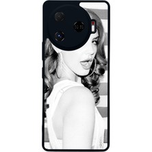 Scaleta Case Camon 30 Pro Uyumlu Lana Del Rey Tasarımlı Glossy Mat Siyah Silikon Telefon Kılıfı