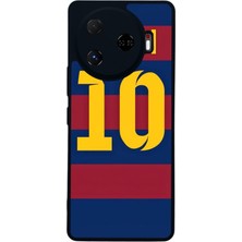 Scaleta Case Camon 30 Pro Uyumlu Lionel Messi Tasarımlı Glossy Mat Siyah Silikon Telefon Kılıfı
