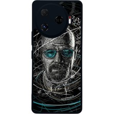 Scaleta Case Camon 30 Pro Uyumlu Breaking Bad Tasarımlı Glossy Mat Siyah Silikon Telefon Kılıfı