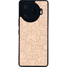 Scaleta Case Camon 30 Pro Uyumlu Köpek Tasarımlı Glossy Mat Siyah Silikon Telefon Kılıfı
