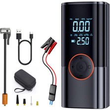 Digi Monster Suıtu ST-9650 150 Psı 4in1 6000MAH 1000A Akü Takviye+Hava Pompası+Led Fener+Powerbank