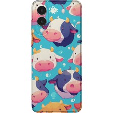 Lelia Samsung Galaxy S25 Edge Uyumlu Baskılı Şeffaf Telefon Kılıfı | Koleksiyon: Cute Animals