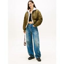 Tommy Jeans Standart Haki Kadın Ceket Tjw Essentıal Bomber Jacket