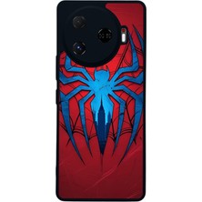 Scaleta Case Camon 30 Pro Uyumlu Spiderman Tasarımlı Glossy Mat Siyah Silikon Telefon Kılıfı